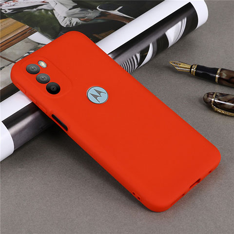 Coque Ultra Fine Silicone Souple 360 Degres Housse Etui pour Motorola Moto G31 Rouge