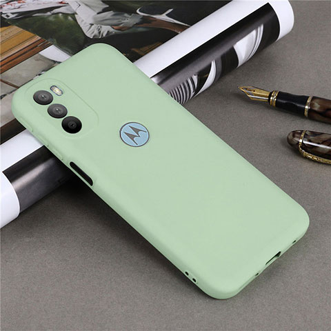 Coque Ultra Fine Silicone Souple 360 Degres Housse Etui pour Motorola Moto G31 Vert