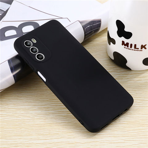 Coque Ultra Fine Silicone Souple 360 Degres Housse Etui pour Motorola MOTO G52 Noir