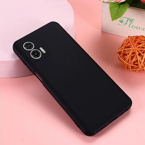 Coque Ultra Fine Silicone Souple 360 Degres Housse Etui pour Motorola Moto G53 5G Noir