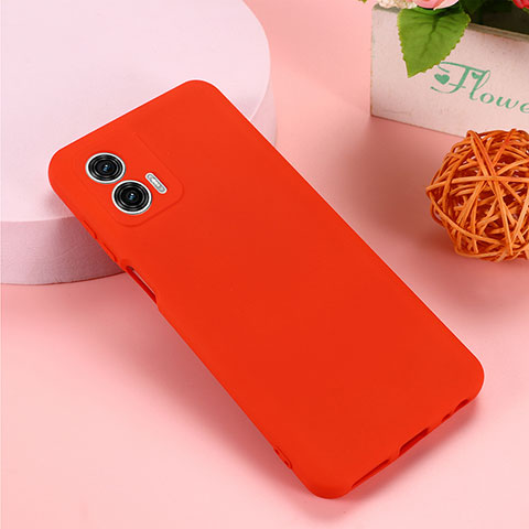 Coque Ultra Fine Silicone Souple 360 Degres Housse Etui pour Motorola Moto G53 5G Rouge