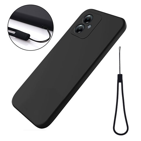 Coque Ultra Fine Silicone Souple 360 Degres Housse Etui pour Motorola Moto G54 5G Noir