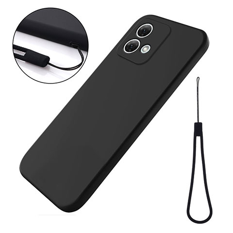 Coque Ultra Fine Silicone Souple 360 Degres Housse Etui pour Motorola Moto G84 5G Noir