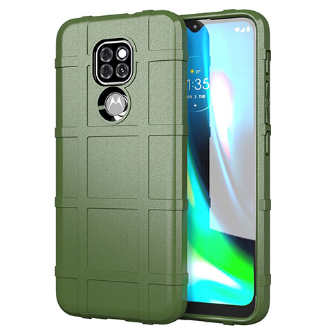 Coque Ultra Fine Silicone Souple 360 Degres Housse Etui pour Motorola Moto G9 Vert