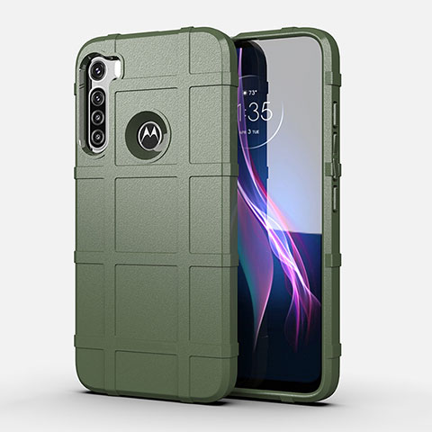 Coque Ultra Fine Silicone Souple 360 Degres Housse Etui pour Motorola Moto One Fusion Plus Vert