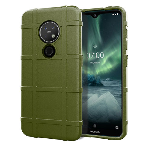 Coque Ultra Fine Silicone Souple 360 Degres Housse Etui pour Nokia 6.2 Vert