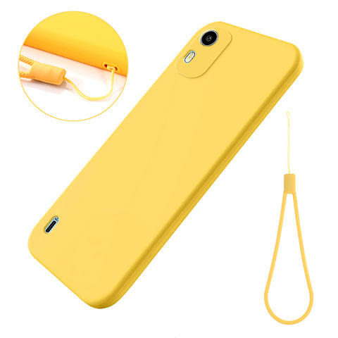 Coque Ultra Fine Silicone Souple 360 Degres Housse Etui pour Nokia C12 Jaune