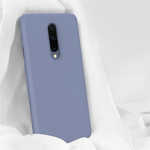 Coque Ultra Fine Silicone Souple 360 Degres Housse Etui pour OnePlus 7 Pro Gris