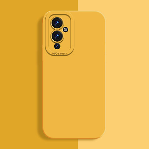 Coque Ultra Fine Silicone Souple 360 Degres Housse Etui pour OnePlus 9 5G Jaune