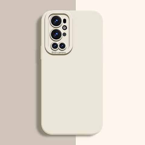 Coque Ultra Fine Silicone Souple 360 Degres Housse Etui pour OnePlus 9 Pro 5G Blanc