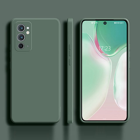 Coque Ultra Fine Silicone Souple 360 Degres Housse Etui pour OnePlus 9RT 5G Vert