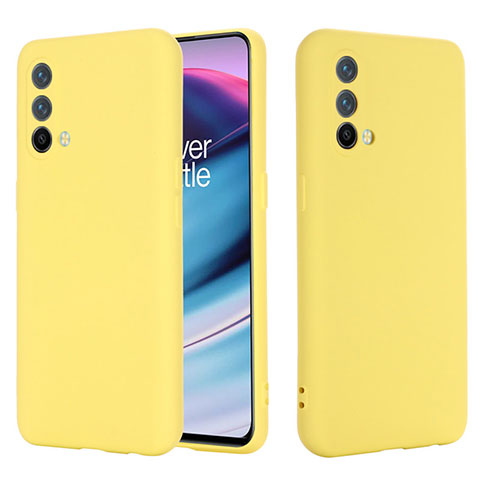 Coque Ultra Fine Silicone Souple 360 Degres Housse Etui pour OnePlus Nord CE 5G Jaune