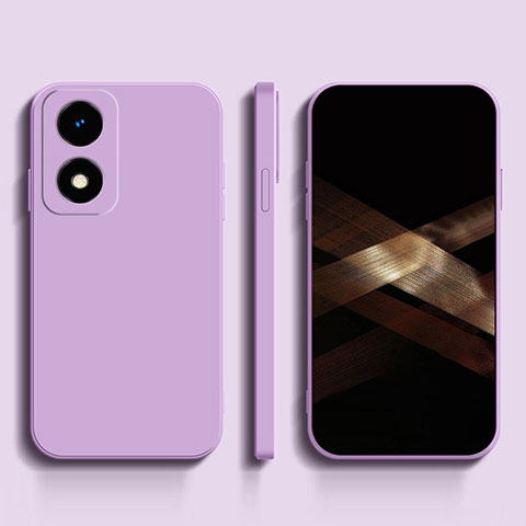 Coque Ultra Fine Silicone Souple 360 Degres Housse Etui pour Oppo A2x 5G Violet Clair