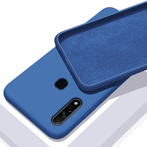 Coque Ultra Fine Silicone Souple 360 Degres Housse Etui pour Oppo A31 Bleu