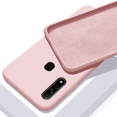 Coque Ultra Fine Silicone Souple 360 Degres Housse Etui pour Oppo A31 Rose