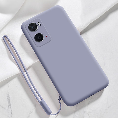 Coque Ultra Fine Silicone Souple 360 Degres Housse Etui pour Oppo A36 Gris Lavende