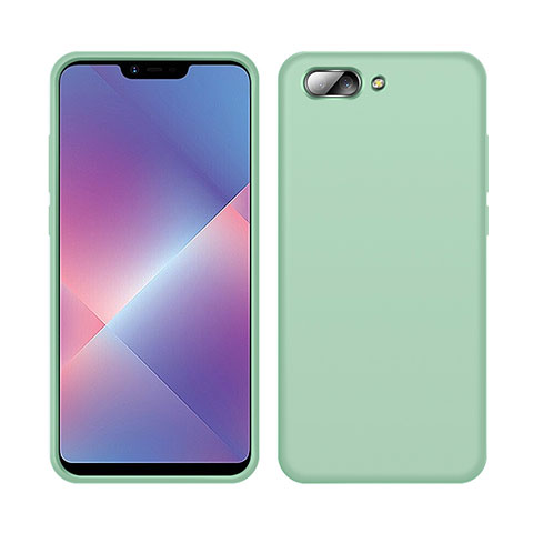 Coque Ultra Fine Silicone Souple 360 Degres Housse Etui pour Oppo A5 Vert