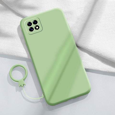 Coque Ultra Fine Silicone Souple 360 Degres Housse Etui pour Oppo A53 5G Pastel Vert