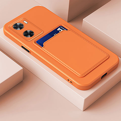 Coque Ultra Fine Silicone Souple 360 Degres Housse Etui pour Oppo A57 4G Orange