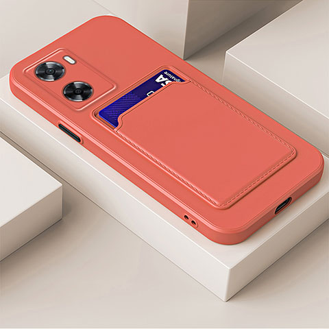 Coque Ultra Fine Silicone Souple 360 Degres Housse Etui pour Oppo A77 4G Rose Rouge