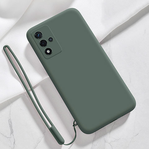 Coque Ultra Fine Silicone Souple 360 Degres Housse Etui pour Oppo A93s 5G Vert Nuit