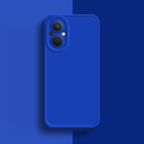 Coque Ultra Fine Silicone Souple 360 Degres Housse Etui pour Oppo A96 5G Bleu