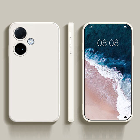 Coque Ultra Fine Silicone Souple 360 Degres Housse Etui pour Oppo K11 5G Blanc