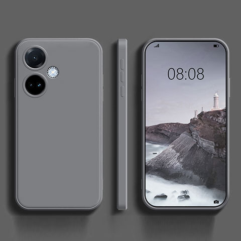 Coque Ultra Fine Silicone Souple 360 Degres Housse Etui pour Oppo K11 5G Gris