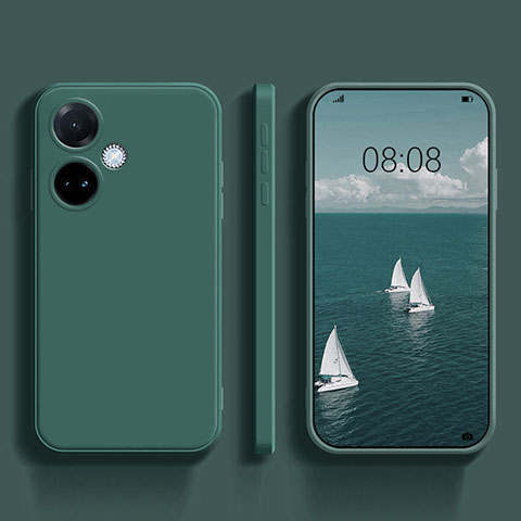 Coque Ultra Fine Silicone Souple 360 Degres Housse Etui pour Oppo K11 5G Vert