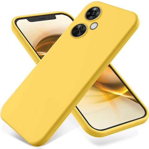 Coque Ultra Fine Silicone Souple 360 Degres Housse Etui pour Oppo K11x 5G Jaune