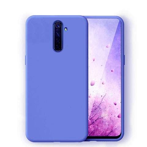 Coque Ultra Fine Silicone Souple 360 Degres Housse Etui pour Oppo Reno Ace Bleu