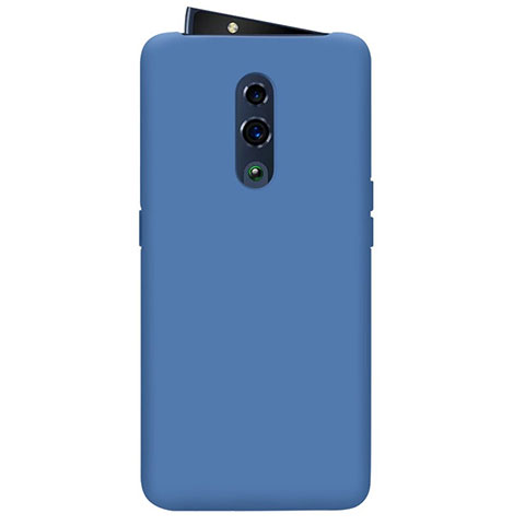 Coque Ultra Fine Silicone Souple 360 Degres Housse Etui pour Oppo Reno Bleu