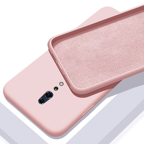 Coque Ultra Fine Silicone Souple 360 Degres Housse Etui pour Oppo Reno Z Or Rose