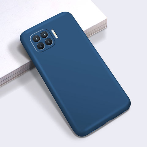 Coque Ultra Fine Silicone Souple 360 Degres Housse Etui pour Oppo Reno4 Lite Bleu