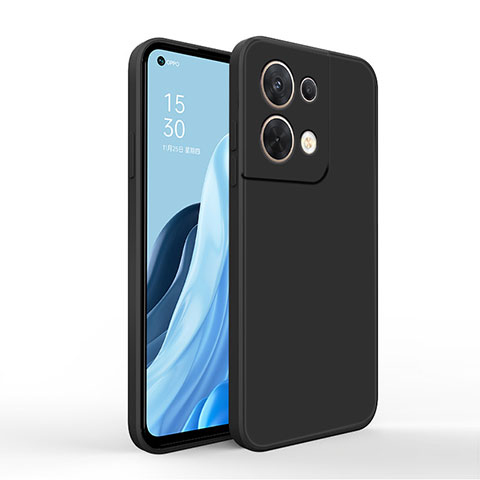 Coque Ultra Fine Silicone Souple 360 Degres Housse Etui pour Oppo Reno9 Pro+ Plus 5G Noir