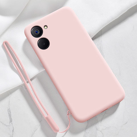 Coque Ultra Fine Silicone Souple 360 Degres Housse Etui pour Realme 10S 5G Rose