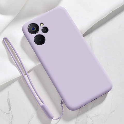 Coque Ultra Fine Silicone Souple 360 Degres Housse Etui pour Realme 10T 5G Violet Clair