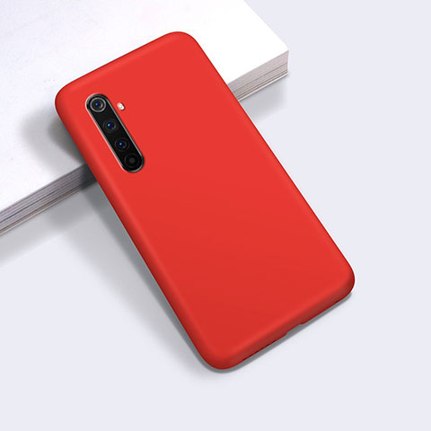 Coque Ultra Fine Silicone Souple 360 Degres Housse Etui pour Realme 6 Pro Rouge