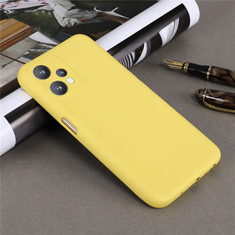 Coque Ultra Fine Silicone Souple 360 Degres Housse Etui pour Realme 9 Pro 5G Jaune