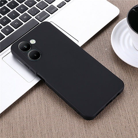 Coque Ultra Fine Silicone Souple 360 Degres Housse Etui pour Realme C33 (2023) Noir