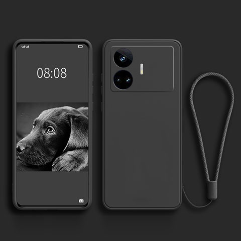 Coque Ultra Fine Silicone Souple 360 Degres Housse Etui pour Realme GT Neo5 SE 5G Noir