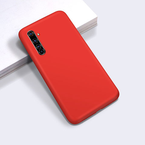 Coque Ultra Fine Silicone Souple 360 Degres Housse Etui pour Realme X50 Pro 5G Rouge