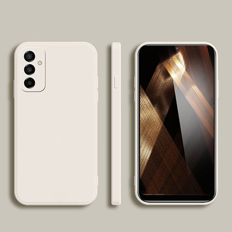 Coque Ultra Fine Silicone Souple 360 Degres Housse Etui pour Samsung Galaxy A34 5G Blanc