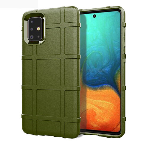 Coque Ultra Fine Silicone Souple 360 Degres Housse Etui pour Samsung Galaxy A51 5G Vert