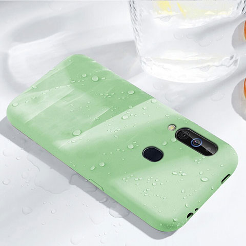 Coque Ultra Fine Silicone Souple 360 Degres Housse Etui pour Samsung Galaxy A60 Vert