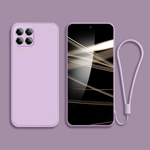 Coque Ultra Fine Silicone Souple 360 Degres Housse Etui pour Samsung Galaxy M32 4G Violet Clair