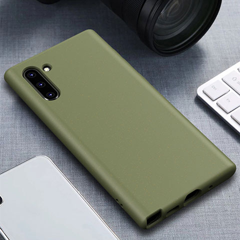 Coque Ultra Fine Silicone Souple 360 Degres Housse Etui pour Samsung Galaxy Note 10 Vert