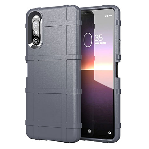 Coque Ultra Fine Silicone Souple 360 Degres Housse Etui pour Sony Xperia 10 II Gris