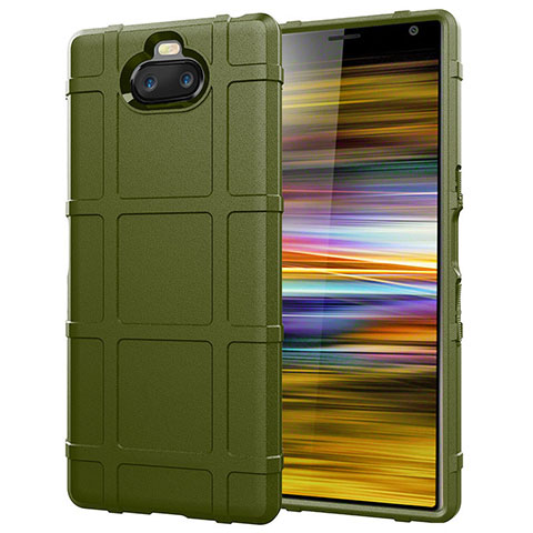 Coque Ultra Fine Silicone Souple 360 Degres Housse Etui pour Sony Xperia 10 Plus Vert