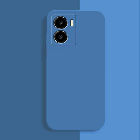 Coque Ultra Fine Silicone Souple 360 Degres Housse Etui pour Vivo iQOO Z7 5G Bleu